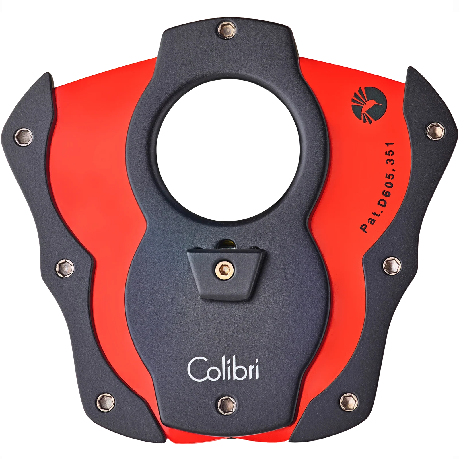 Colibri Cigar Cutter Straight Cut Black Red 3