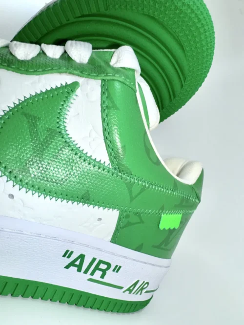 Nike Air Force 1 Green x Louis Vuitton "Virgil" - Image 5