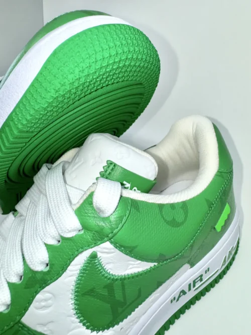 Nike Air Force 1 Green x Louis Vuitton "Virgil" - Image 3