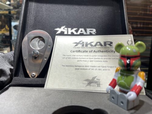 Xikar Cigar Cutter 20th Year Anniversary Xi3 Damascus Silver - Image 2