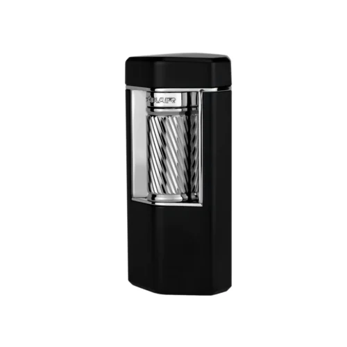 Xikar Cigar Lighter Meridian Triple Soft Flame Black & Gunmetal - Image 2