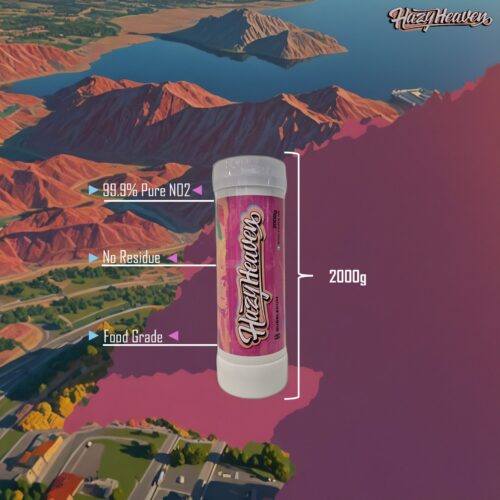 Hazy Heaven Cream Chargers 3.3L 2000g - Bubblegum - Image 5