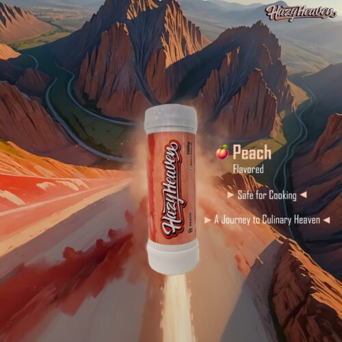 Hazy Heaven Cream Chargers 3.3L 2000g - Peach - Image 2