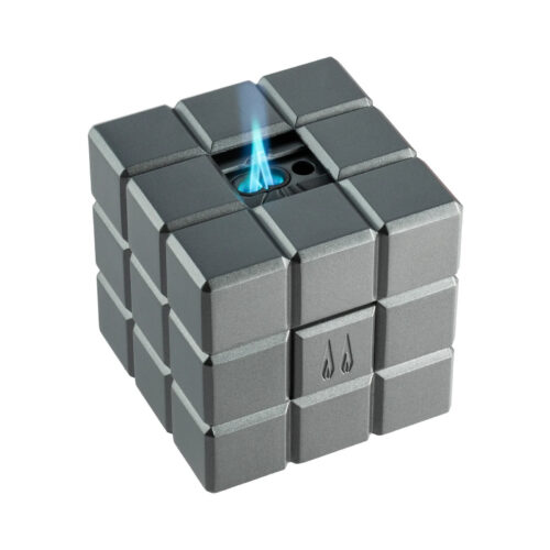 Colibri Cigar Torch Lighter Heritage 2 in 1  Cube Desk Charcoal
