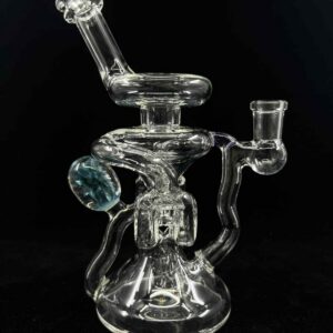 American Glass Blowing - Double “Wishbone” Recycler 14mm - Reclaim Catcher