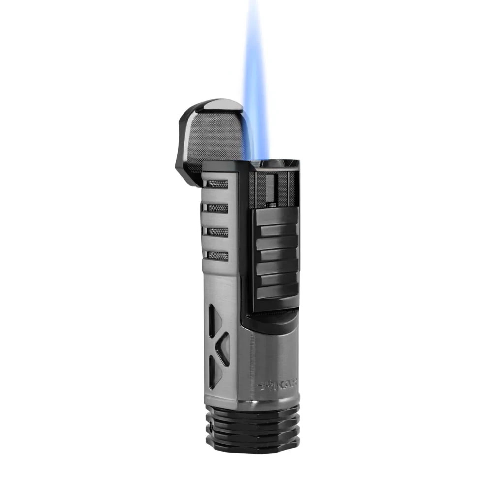 Xikar Cigar Lighter Tactical Single-Jet Gunmetal & Black XI-551GMBK - Image 4