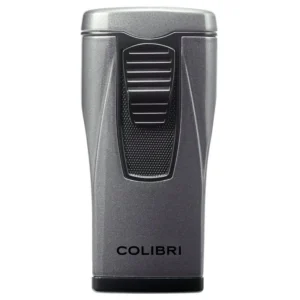 Colibri Monaco Triple Jet Lighter Metallic Charcoal