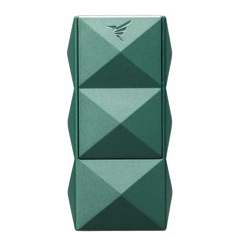 Colibri Quasar II Double-Flame Lighter With Punch, Green
