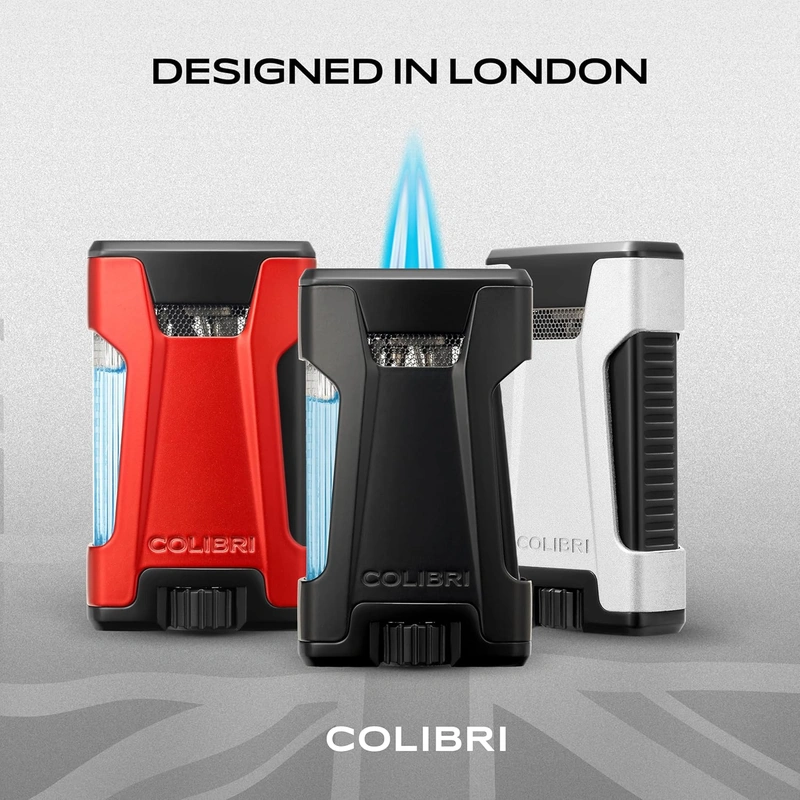 Colibri Rebel Double Jet Lighter Matte Black - Image 5