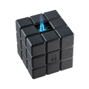 Colibri Cigar Torch Lighter Heritage 2 in 1 Cube Desk Black