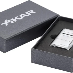 Xikar Allume Single Jet Torch Silver