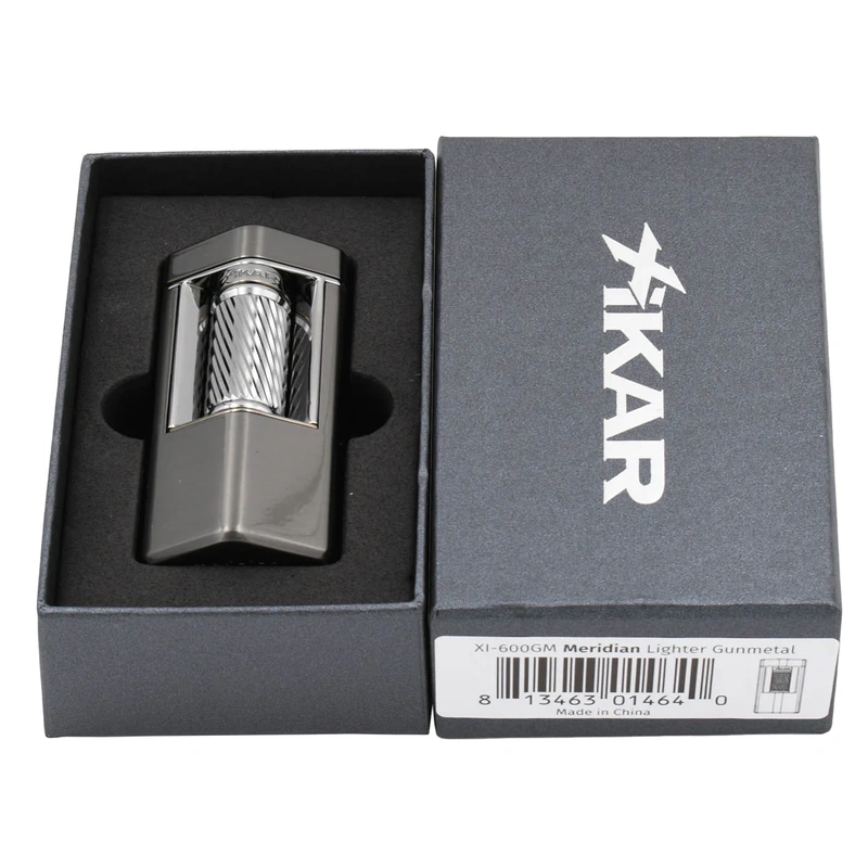 Xikar Meridian Triple Soft Flame Gunmetal - Image 4