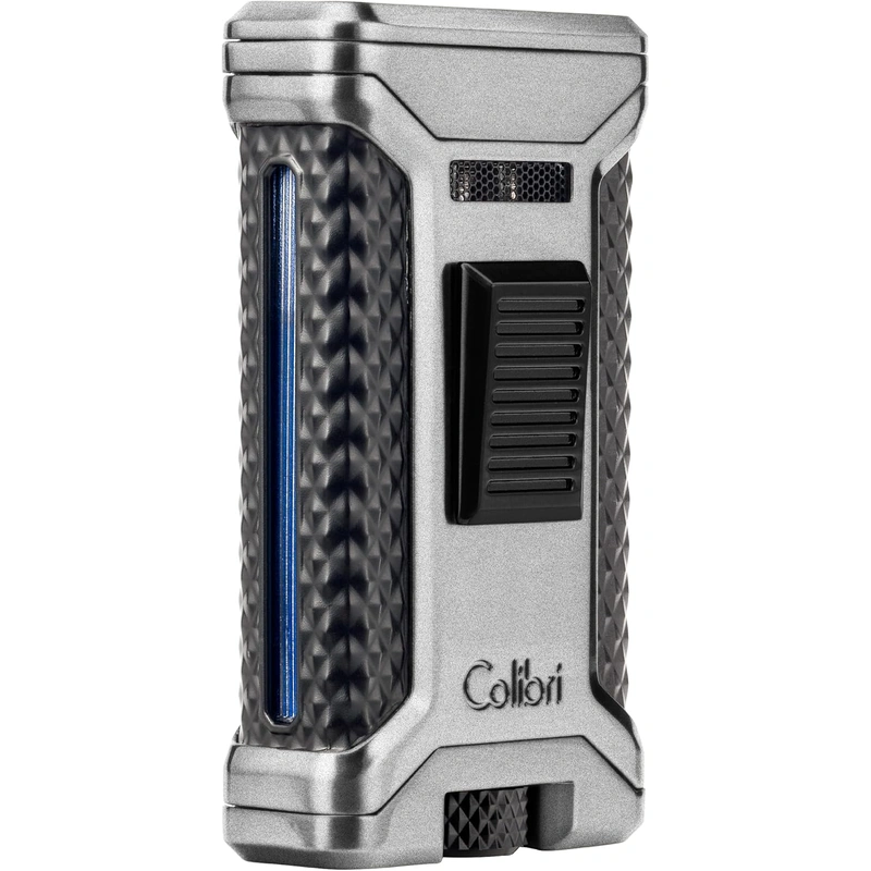 Colibri Ascari Triple Jet Lighter Charcoal Black - Image 2