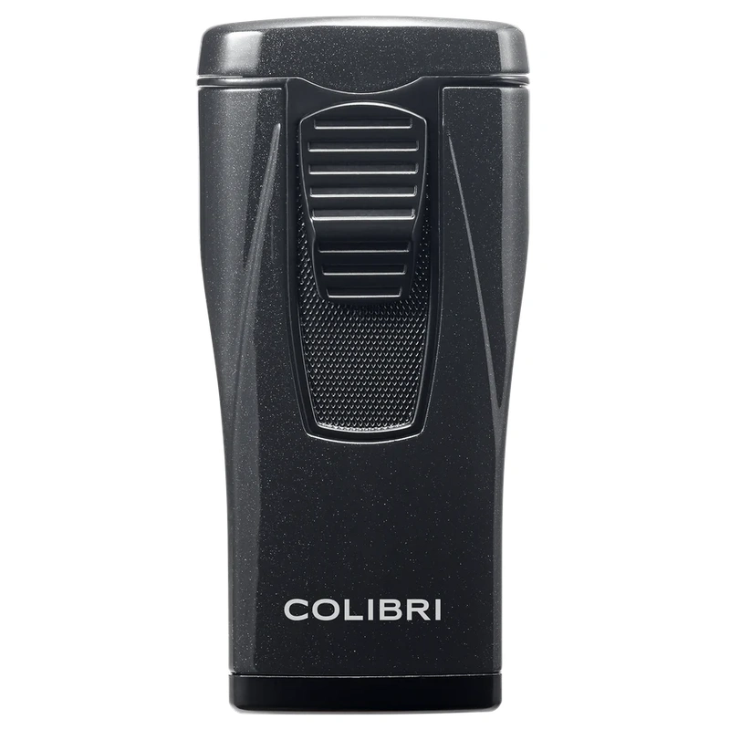 Colibri Monaco Triple Jet Lighter Metallic Charcoal - Image 2