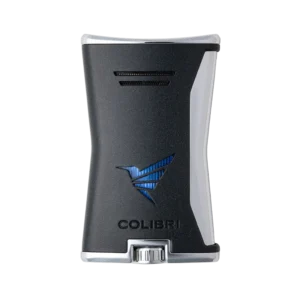 Colibri Slim Torch Lighter Black Chrome