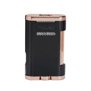 Xikar Allume 2 Double Jet Flame Black & Rose