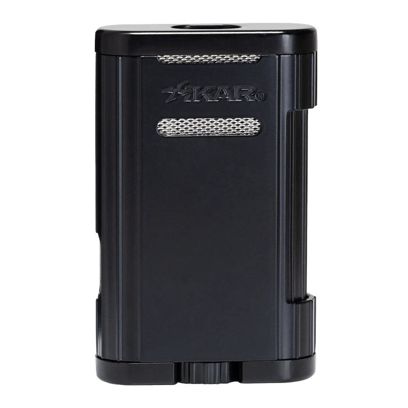 Xikar Allume 3 Triple Jets Table Lighter Green Gold - Image 6